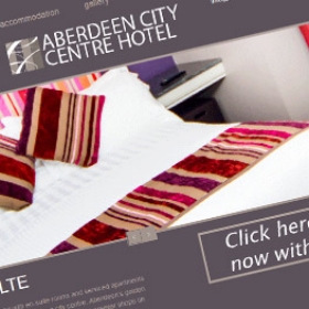 Aberdeen City Centre Hotel ACCH website design screenshot